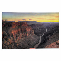 HDR, Toroweap Point Sunset, Grand Canyon National Park Rugs 55477410
