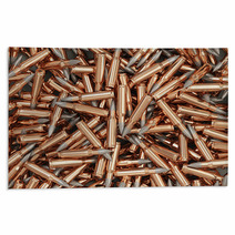 Heap Of Rifle Bullets Background Rugs 53000931