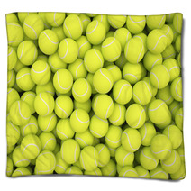Heap Of Tennis Balls Blankets 54809777