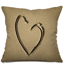 Heart At Sand Pillows 67465184
