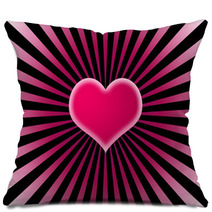 Heart black popping Pillows 23774637