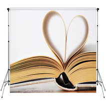 Heart Shaped Book Backdrops 67364202