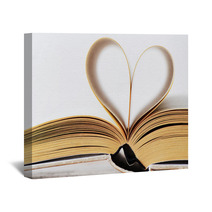 Heart Shaped Book Wall Art 67364202