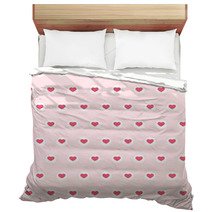 Hearts Seamless Background 8 Bedding 67001583