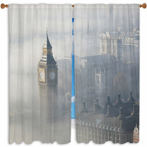 Heavy Fog Hits London Window Curtains 62917216