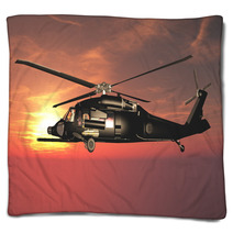 helicopter 2 Blankets 65877760
