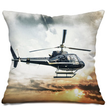 Helicopter For Sightseeing Pillows 62708548