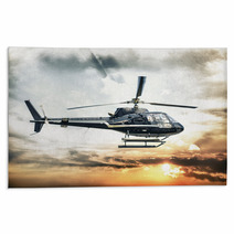 Helicopter For Sightseeing Rugs 62708548