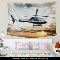 Helicopter For Sightseeing Wall Art 62708548