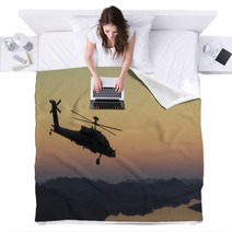 Helicopter War Blankets 137275579
