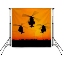Helicopters Backdrops 13435382