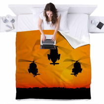 Helicopters Blankets 13435382