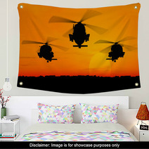 Helicopters Wall Art 13435382