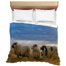 Herd Of Sheep In A Field Bedding 73208814
