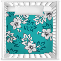 Hibiscus Flower Seamless Fabric Textile Nursery Decor 44806186