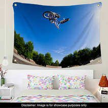 High BMX Jump Wall Art 44660229