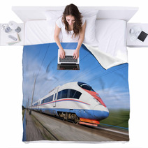 High-speed Commuter Train. Blankets 34796368