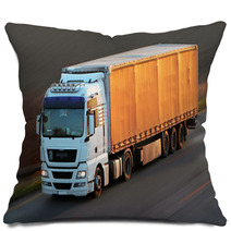 Highway With Cars And Truck Pillows 62632336