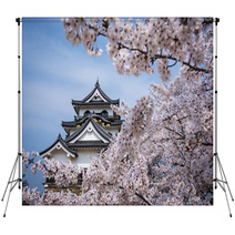Hikone Castle In The Spring Backdrops 67469784