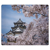 Hikone Castle In The Spring Rugs 67469784
