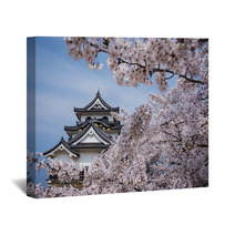 Hikone Castle In The Spring Wall Art 67469784