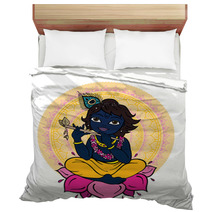Hindu God Krishna Bedding 67408890