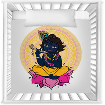 Hindu God Krishna Nursery Decor 67408890