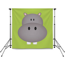Hippo Backdrops 57803369