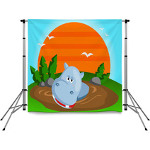 Hippo Backdrops 62081235