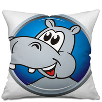 Hippo Button Pillows 27620800