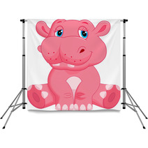 Hippo Cartoon Backdrops 65923531