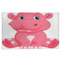 Hippo Cartoon Rugs 65923531