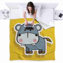 Hippo Design Blankets 55639860