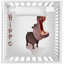 Hippo Vector Nursery Decor 50055561