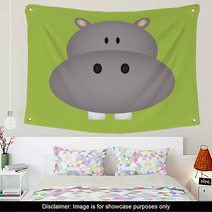Hippo Wall Art 57803369