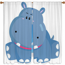 Hippo Window Curtains 50005973