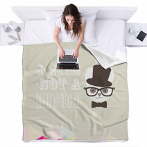 Hipster Bunny Blankets 53691697