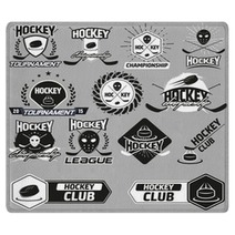 Hockey Label Set Rugs 89276037