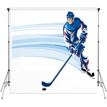 Hockey Player Backdrops 214812605