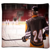 Hockey Player Blankets 21791822