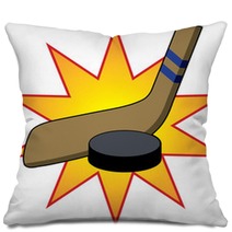Hockey Stick & Puck Pillows 2043029
