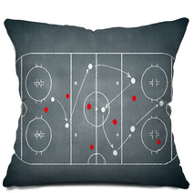 Hockey Strategy Plan Pillows 54918292