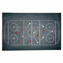 Hockey Strategy Plan Rugs 54918292