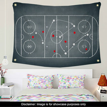 Hockey Strategy Plan Wall Art 54918292