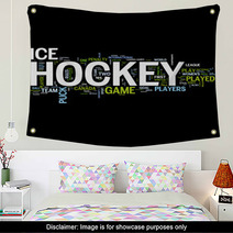 Hockey Word Cloud Wall Art 17263132