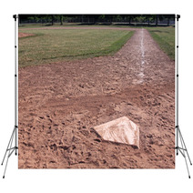 Home Plate Right Side Backdrops 43748048