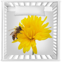 Honeybee And Yellow Flower Nursery Decor 62311390