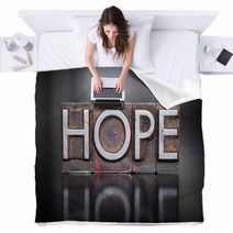 Hope Letterpress Blankets 67102201