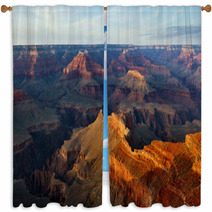 Hopi Point, Grand Canyon National Park Window Curtains 48328293