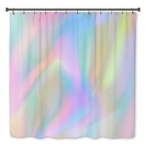Horizontal Abstract Pastel Holographic Texture Design For Pattern And Background Bath Decor 242875977
